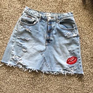 Vintage Calvin Klein Jean Skirt